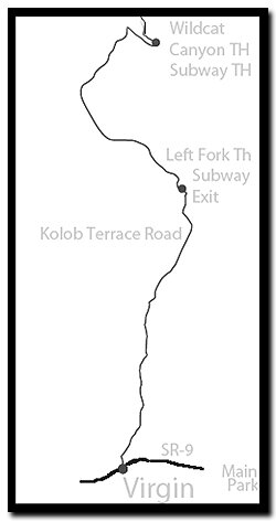 Kolob Terrace Map